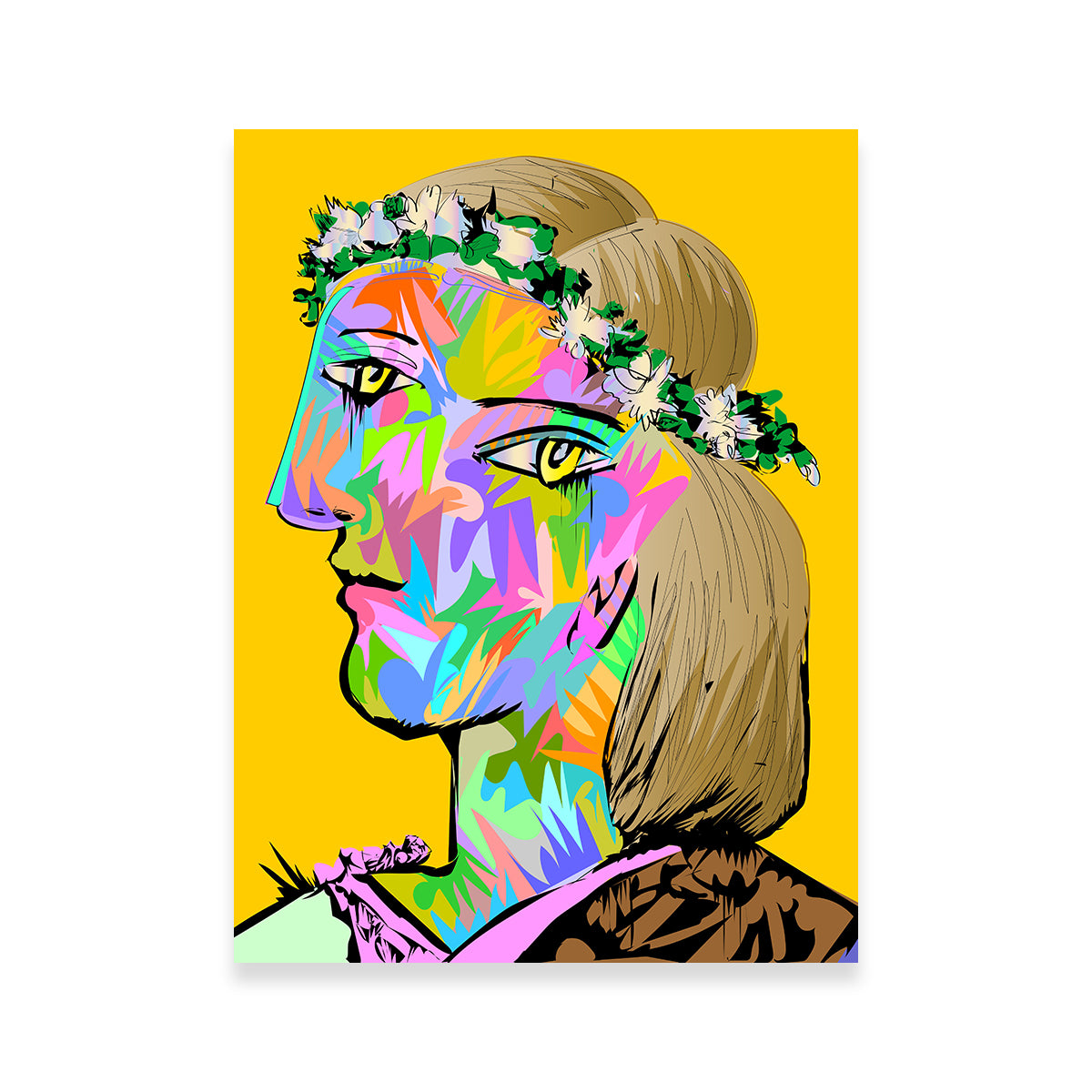 Picasso Woman Face