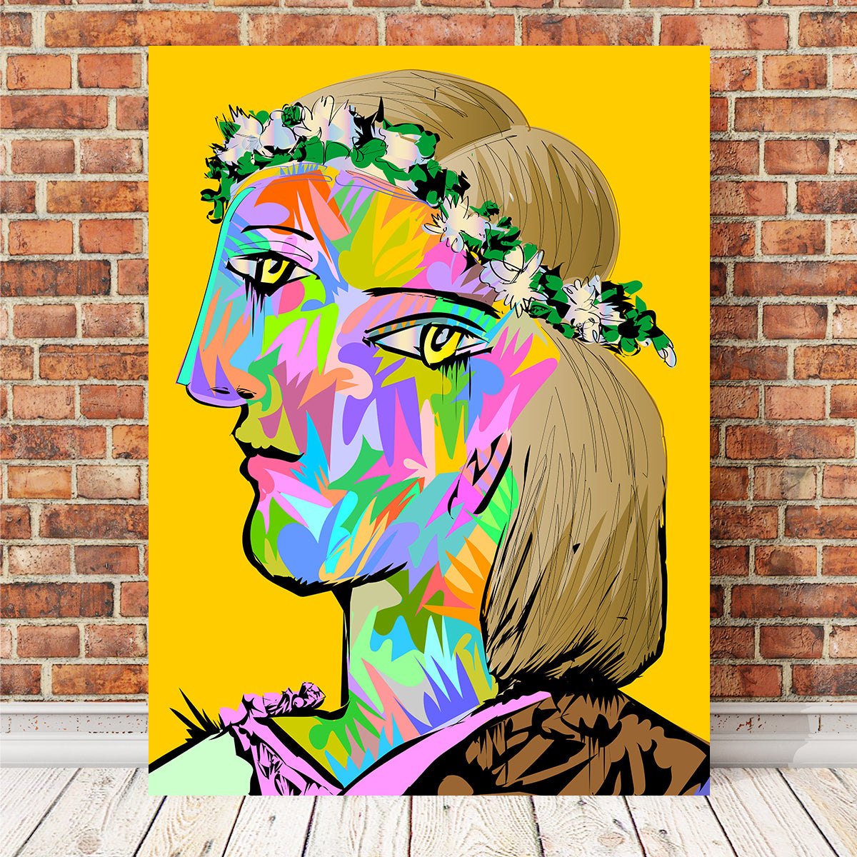 Picasso Woman Face