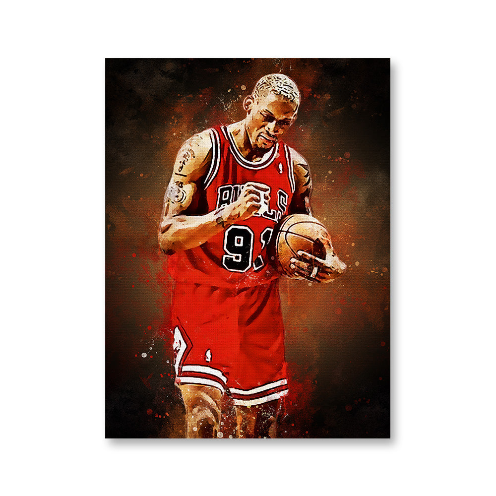 Dennis Rodman Painting