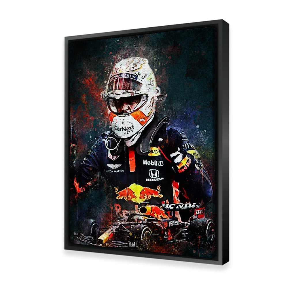 Max Verstappen Painting Wall Art