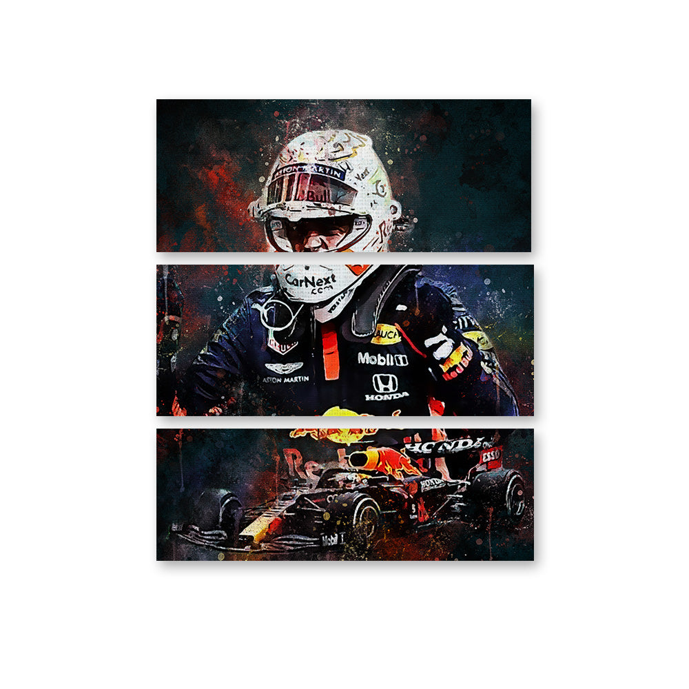 Max Verstappen Painting Wall Art