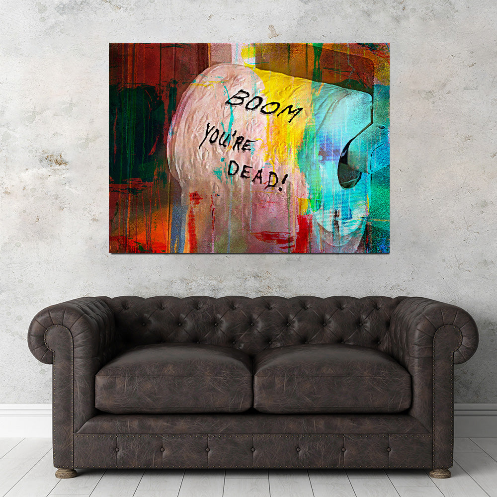 Lethal Weapon - Boom You're Dead Wall Art