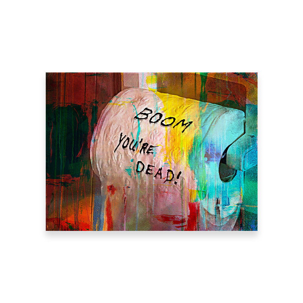 Lethal Weapon - Boom You're Dead Wall Art