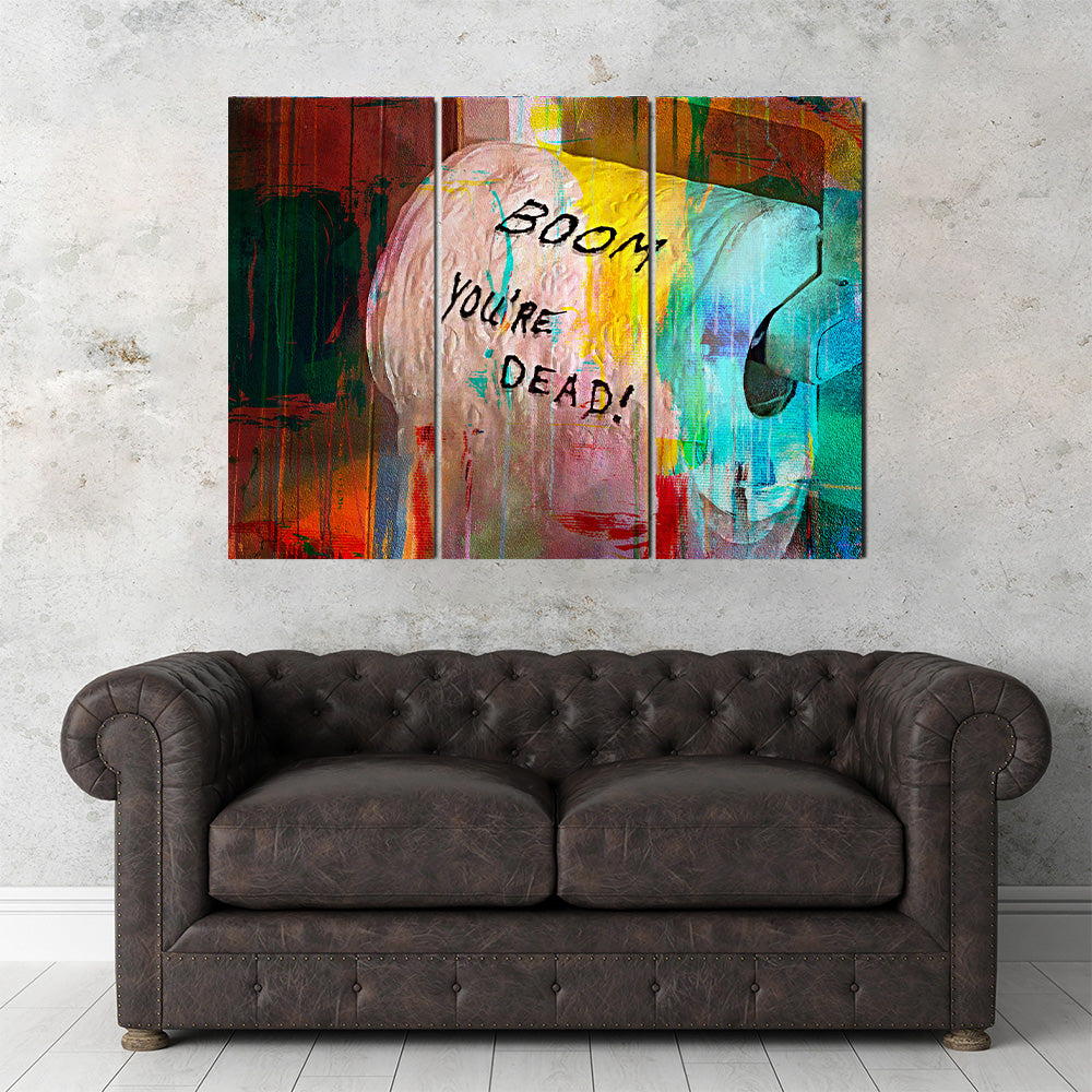 Lethal Weapon - Boom You're Dead Wall Art