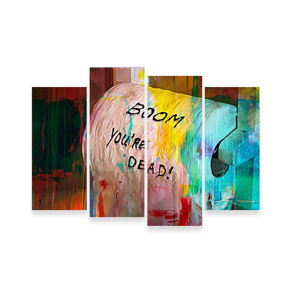 Lethal Weapon - Boom You're Dead Wall Art