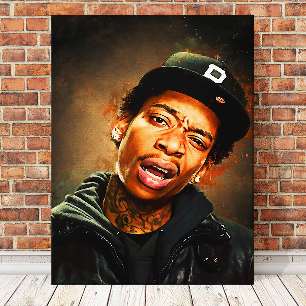 Wiz Khalifa Painting Wall Art