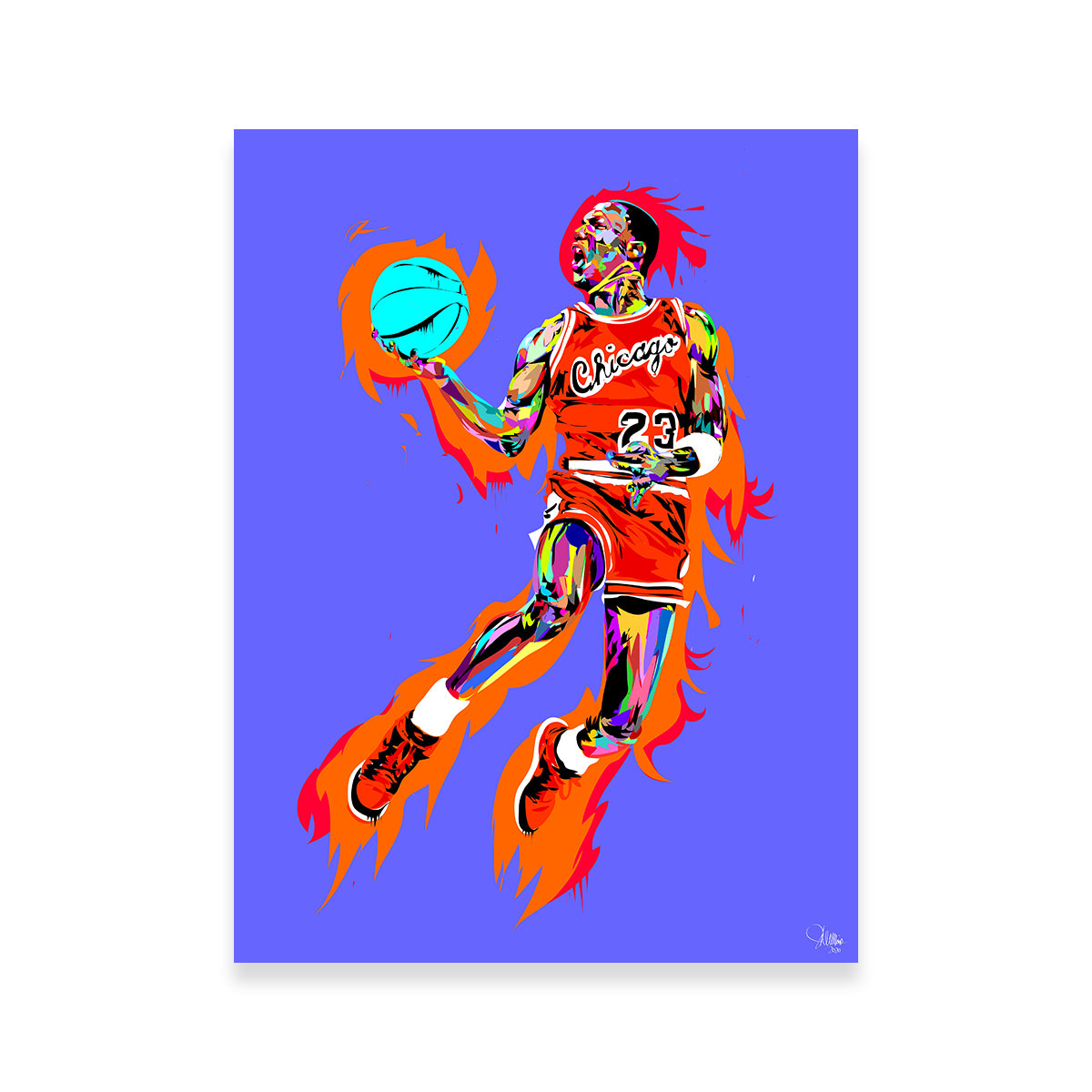 Michael Jordan Purple