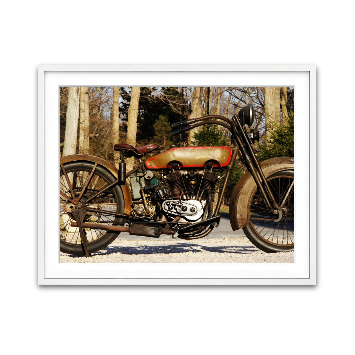 Framed Print 4x3 White