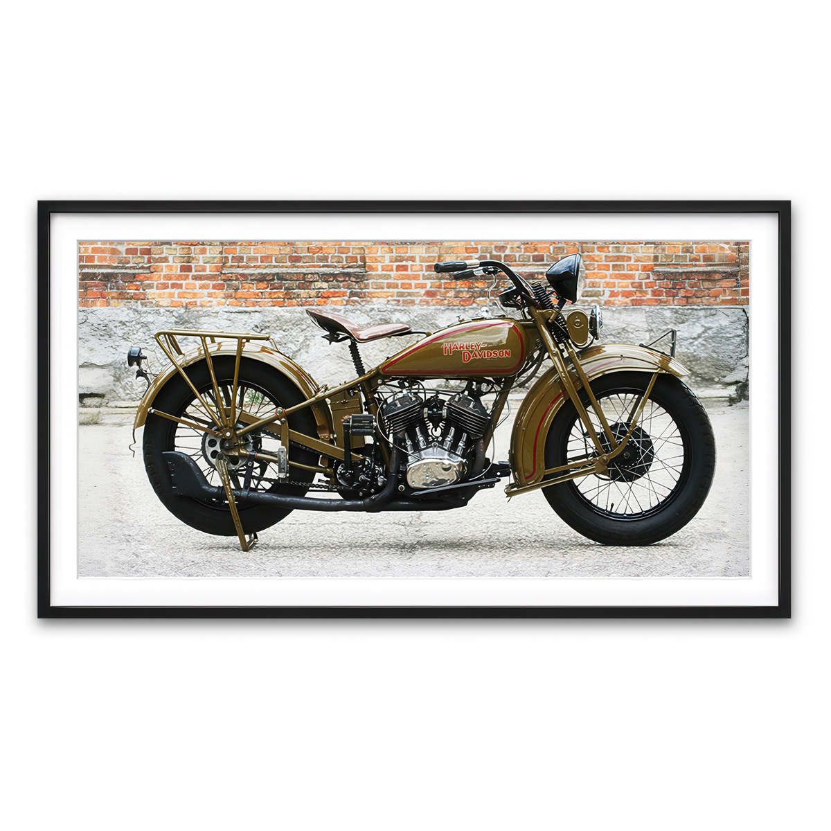 Framed Print 2x1 Black