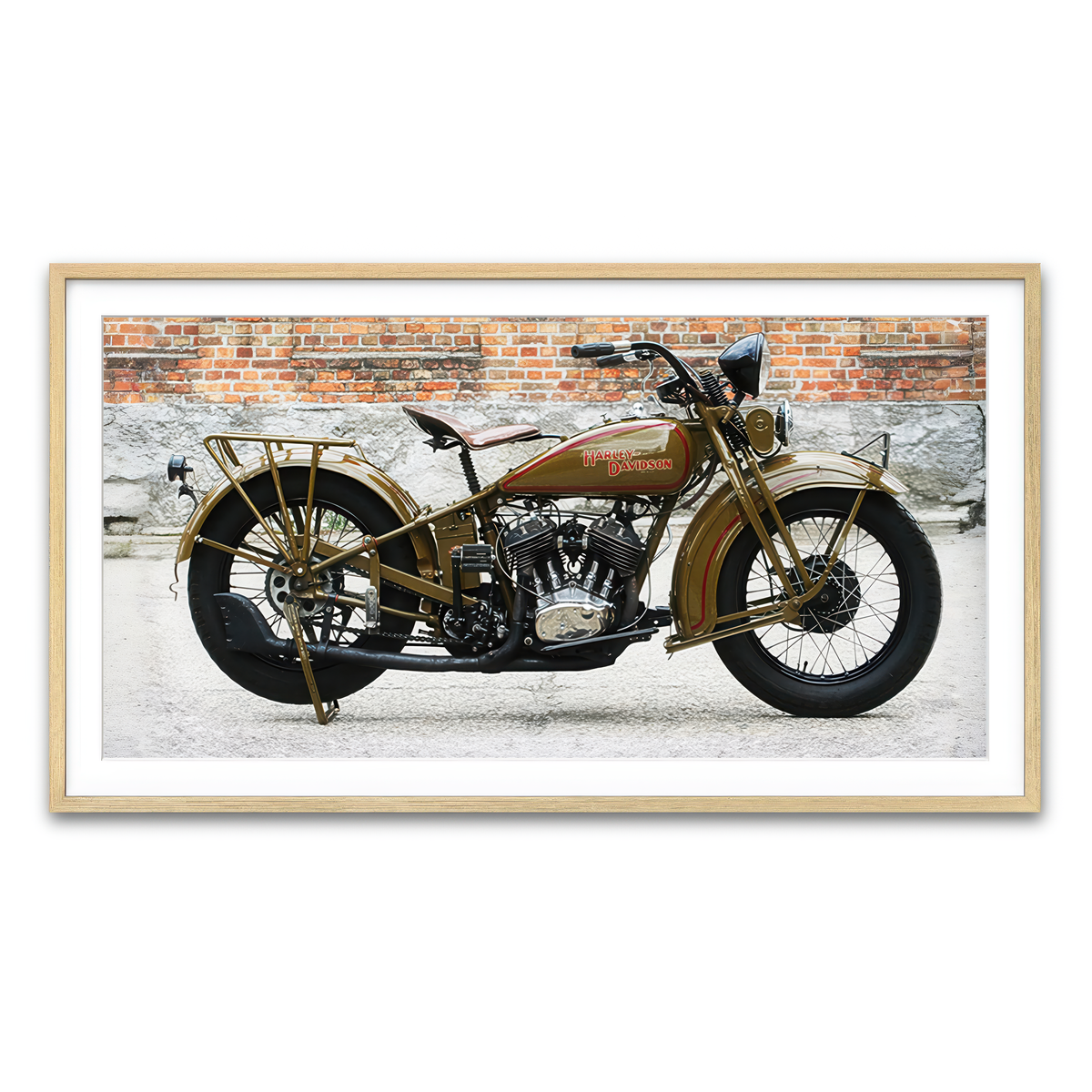 Framed Print 2x1 Natural