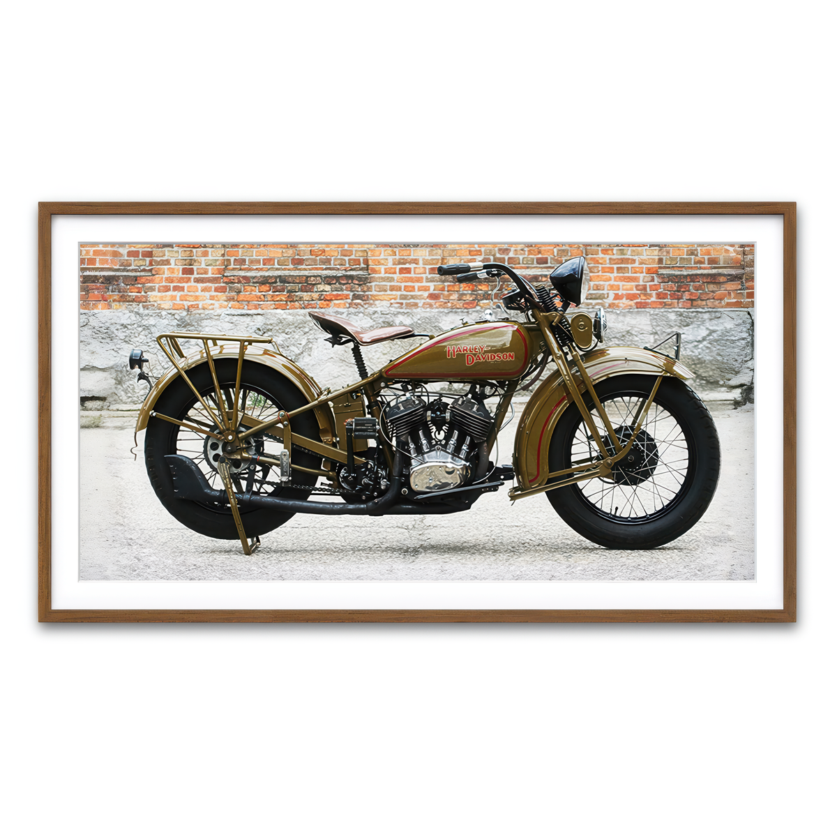 Framed Print 2x1 Walnut