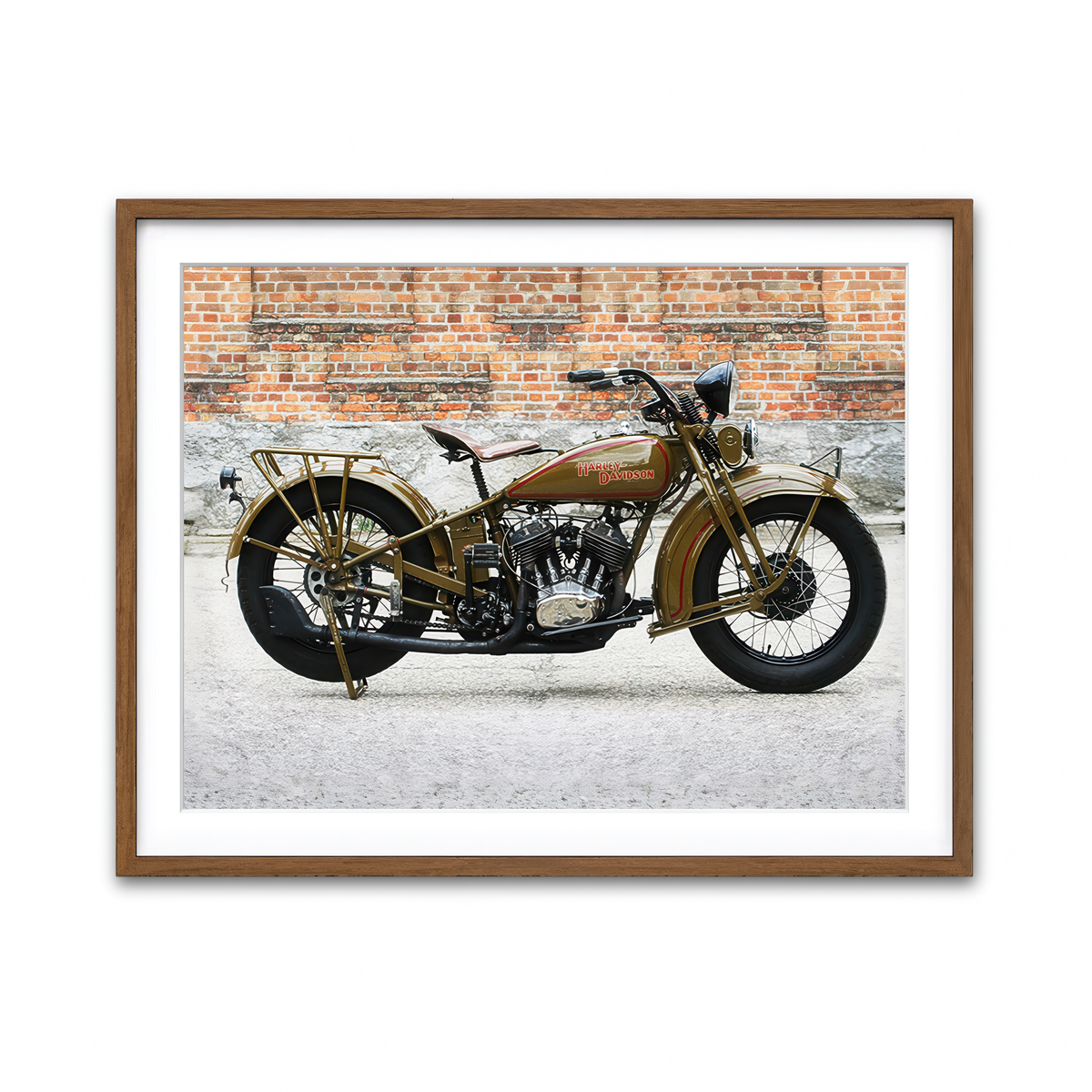 Framed Print 4x3 Walnut