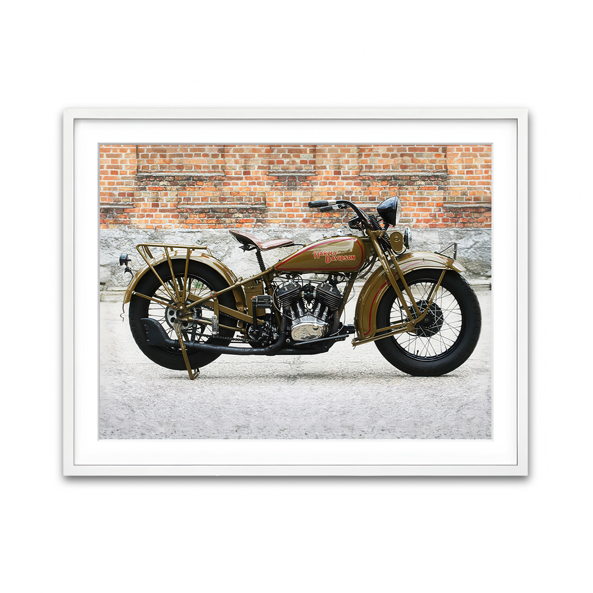 Framed Print 4x3 White