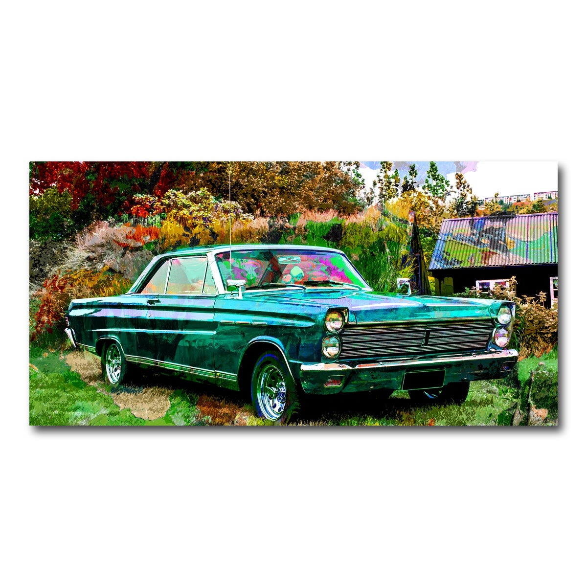 AUTO-MOCKUP WHITE | 1965 Mercury Comet Wall Art | 1 Piece | Gallery Wrapped | group=2x1