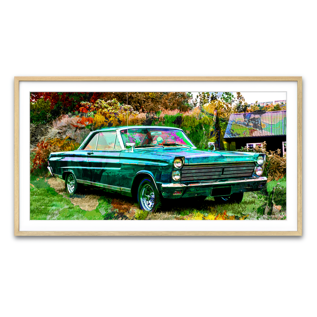 Framed Print 2x1 Natural