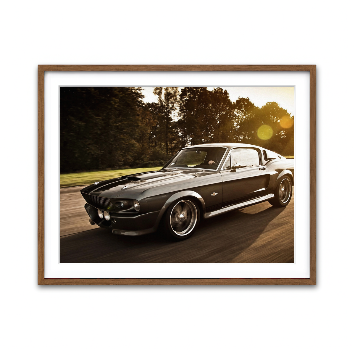 Framed Print 4x3 Walnut