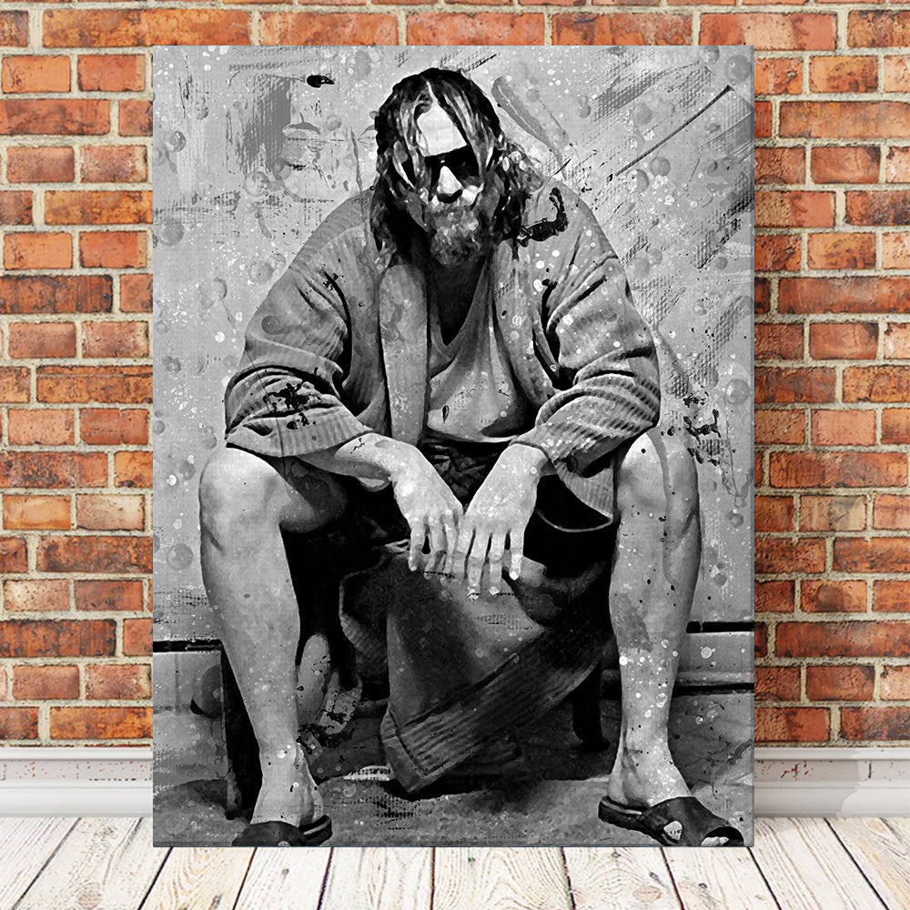 Lebowski Toilet Wall Art