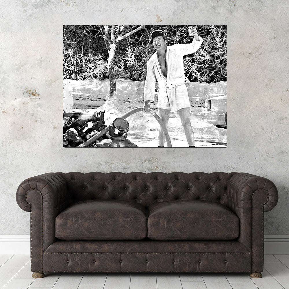 Cousin Eddie Grayscale Wall Art