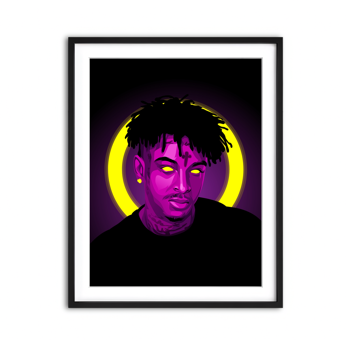 Framed Print 3x4 Black