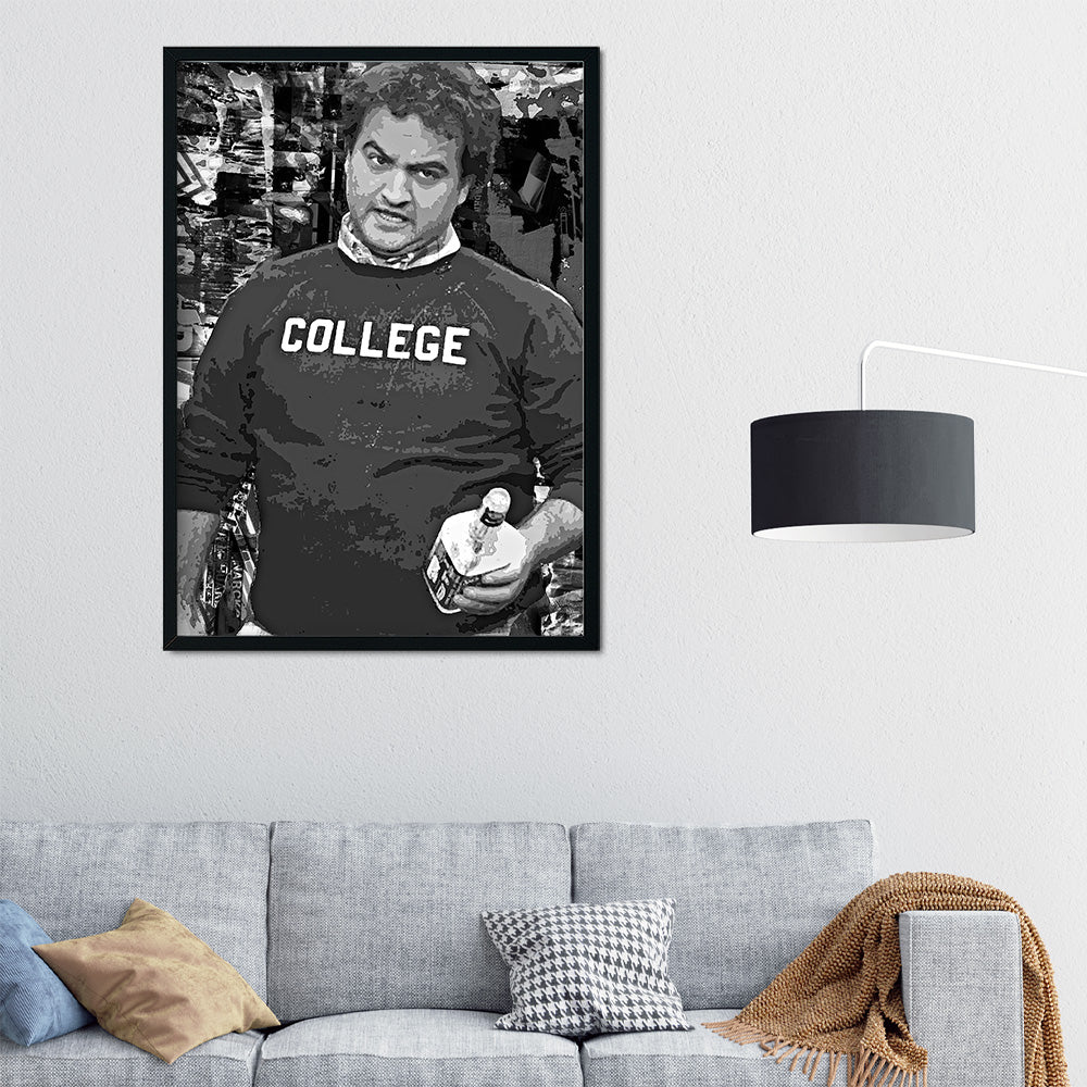Animal House Grayscale Wall Art