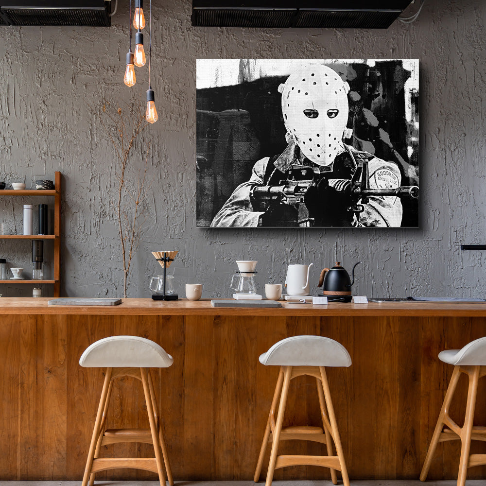 Heat - The Heist Grayscale Wall Art