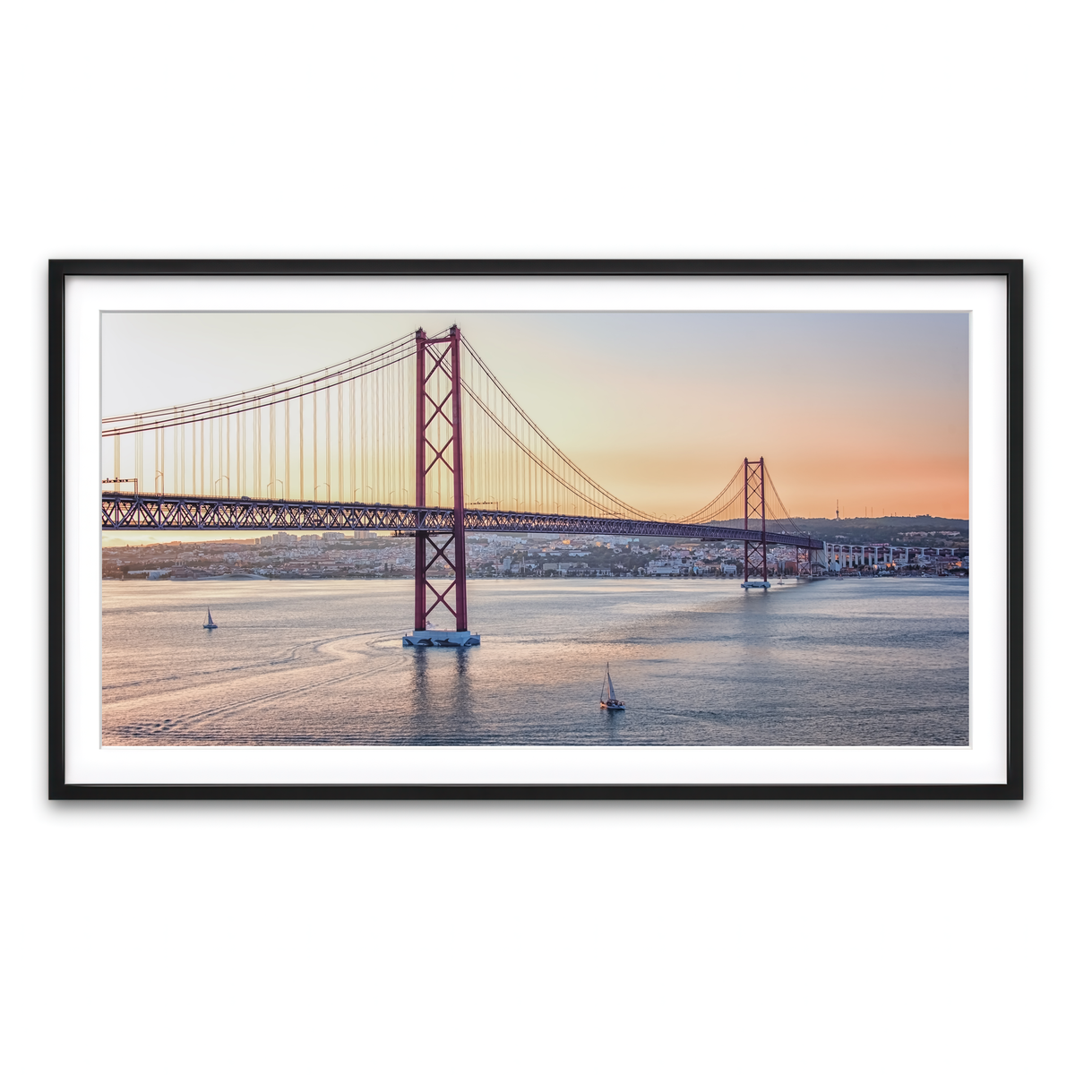 Framed Print 2x1 Black