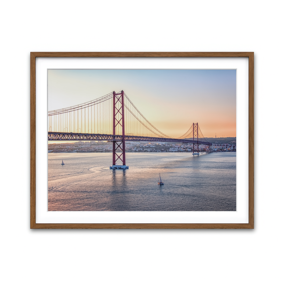 Framed Print 4x3 Walnut