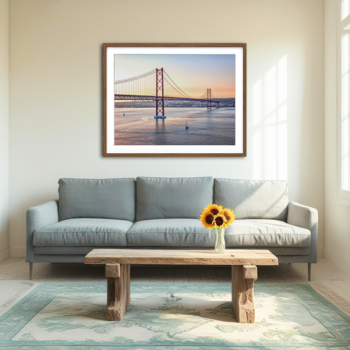 AUTO-MOCKUP ROOM | 25 de Abril Bridge Wall Art