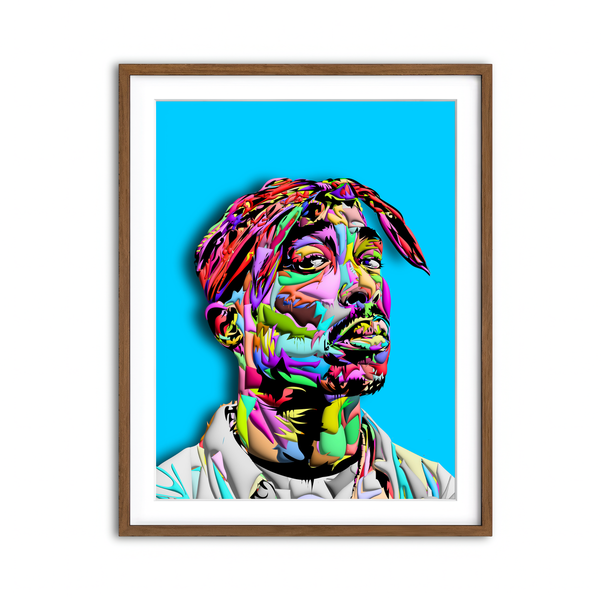 Framed Print 3x4 Walnut