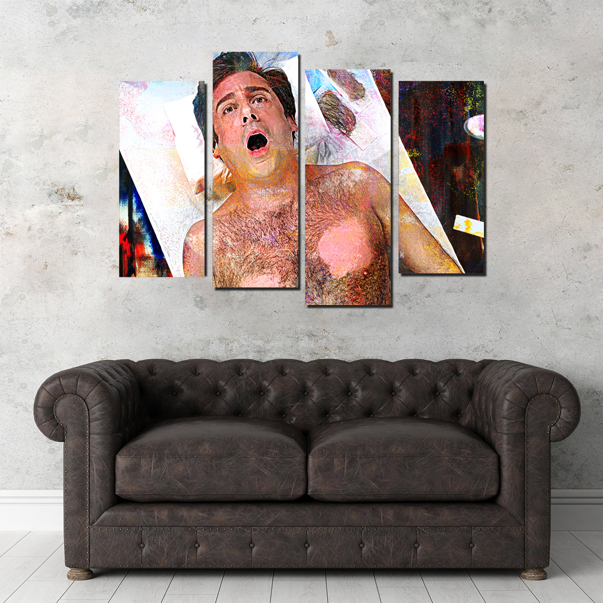 40-Year-Old Virgin Waxing Wall Art