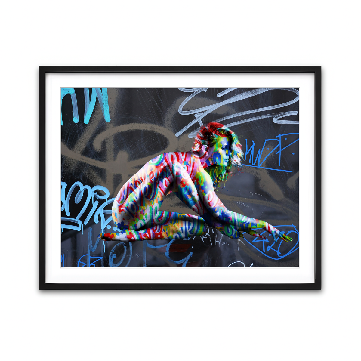 Framed Print 4x3 Black