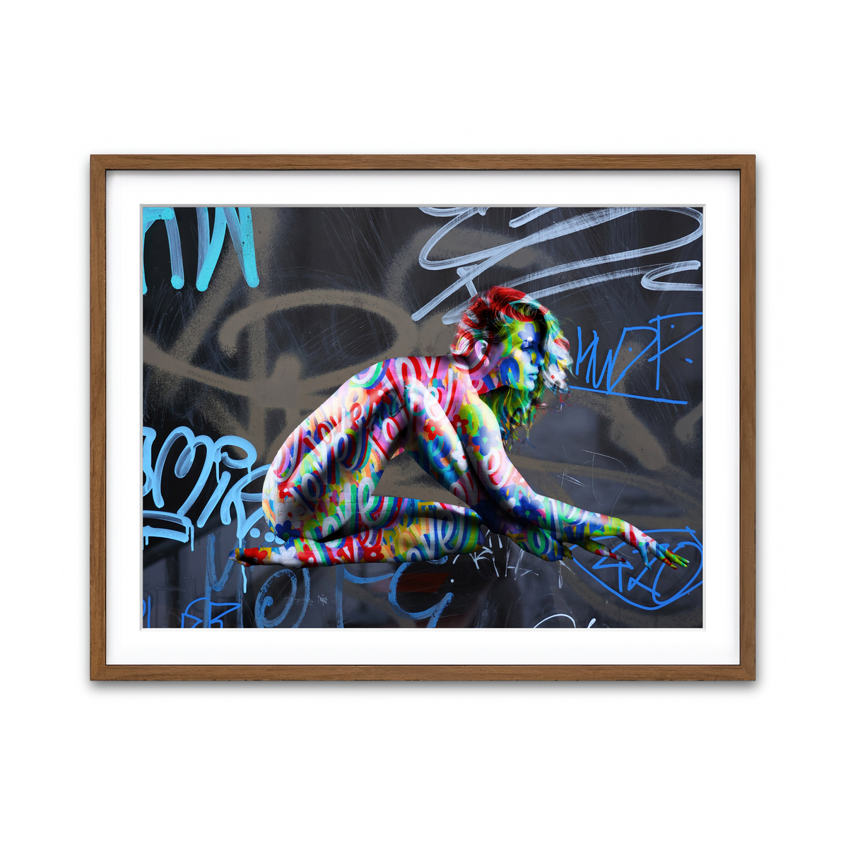 Framed Print 4x3 Walnut