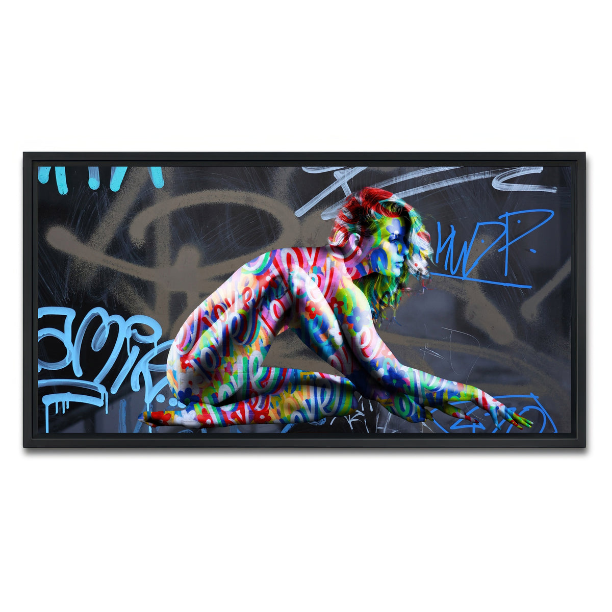 AUTO-MOCKUP WHITE | 420 | 1 Piece | Black Framed Canvas | group=2x1