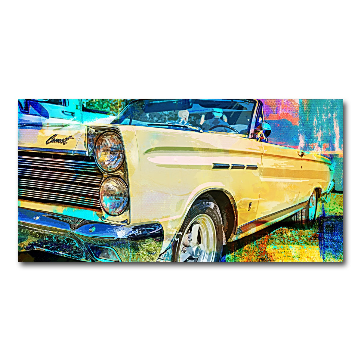 AUTO-MOCKUP WHITE | '65 Caliente Convertible | 1 Piece | Gallery Wrap Canvas | group=2x1