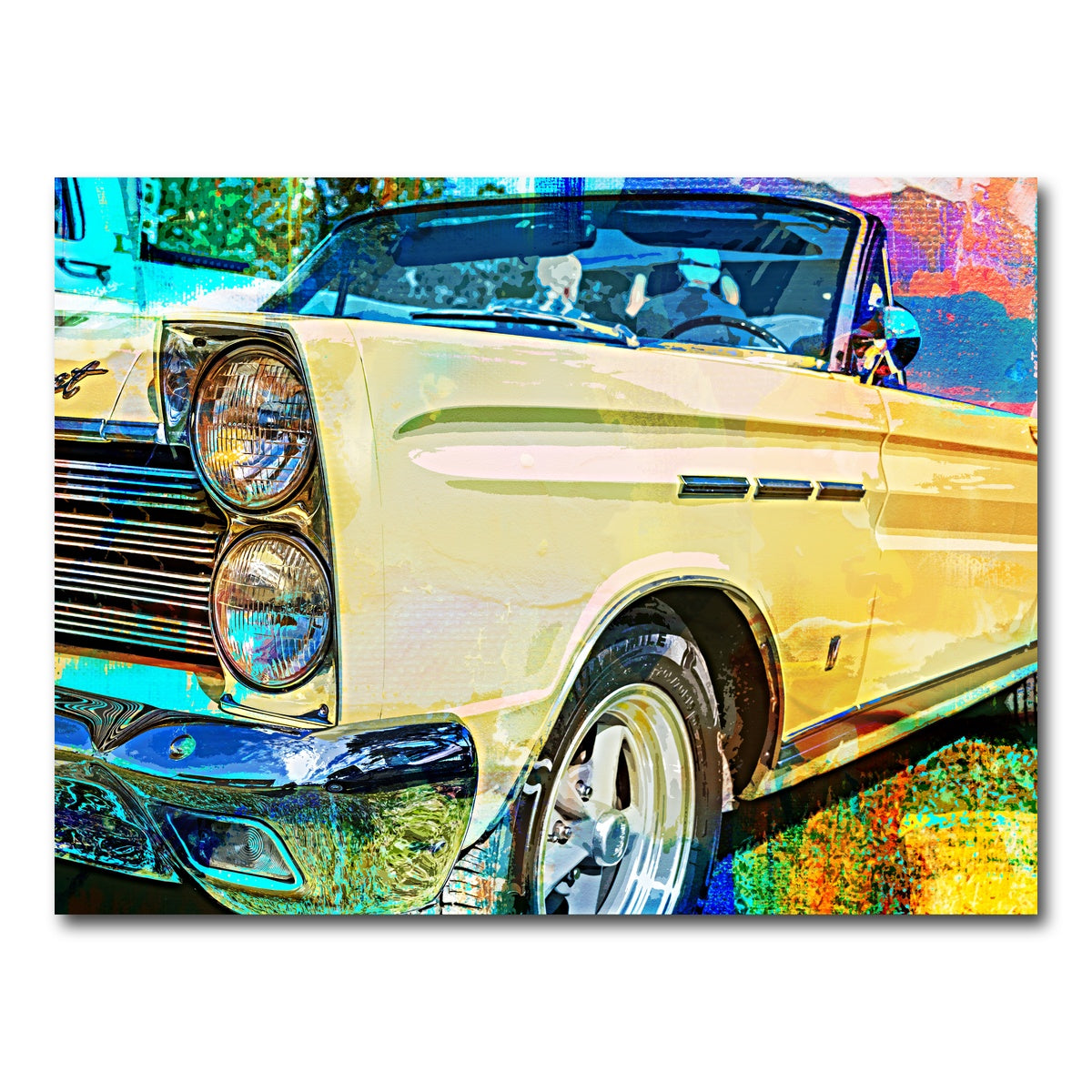 AUTO-MOCKUP WHITE | '65 Caliente Convertible | 1 Piece | Gallery Wrap Canvas | group=4x3