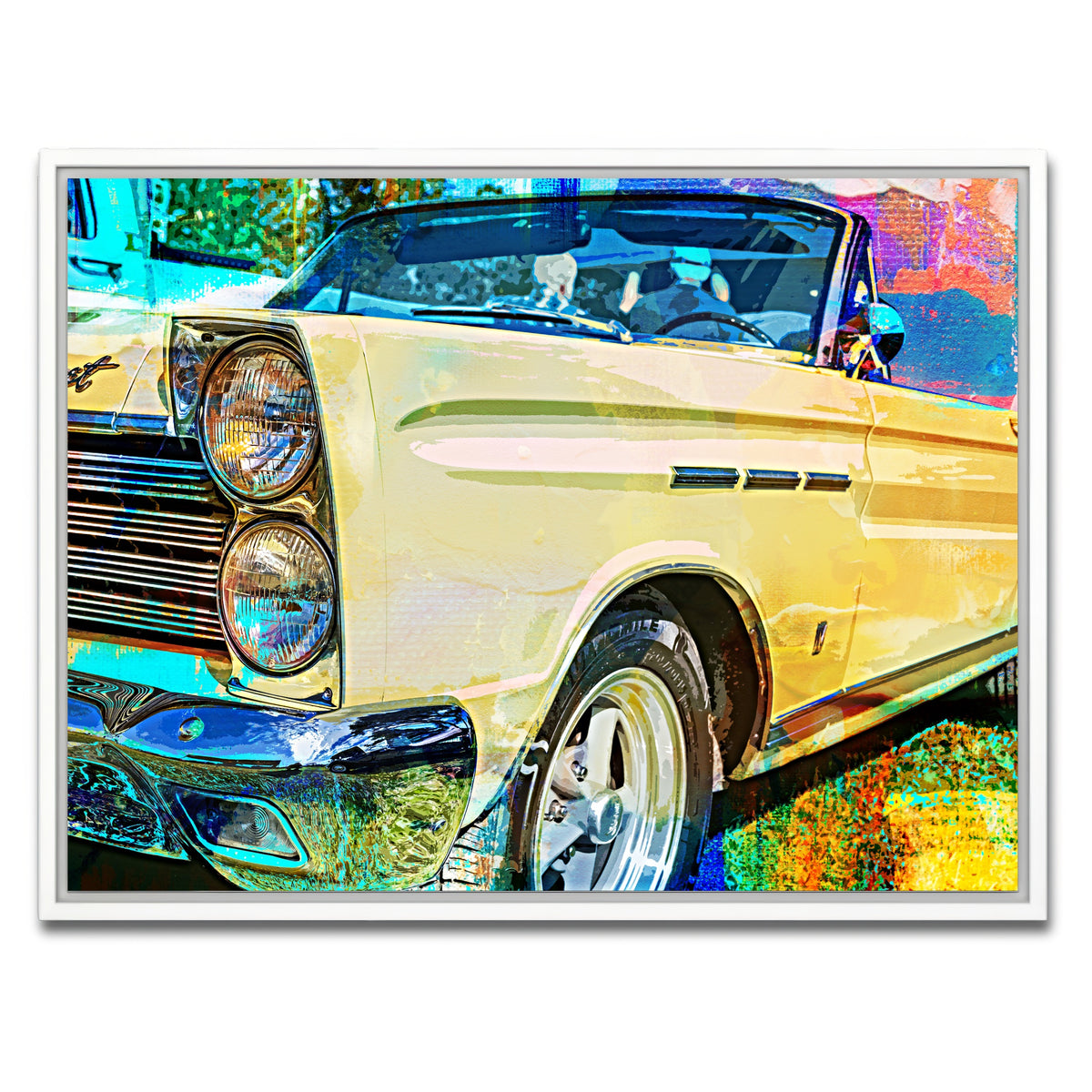 AUTO-MOCKUP WHITE | '65 Caliente Convertible | 1 Piece | White Framed Canvas | group=4x3