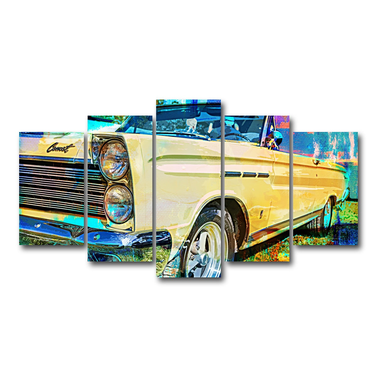 AUTO-MOCKUP WHITE | '65 Caliente Convertible | 5 Piece | Gallery Wrap Canvas | group=5_normal