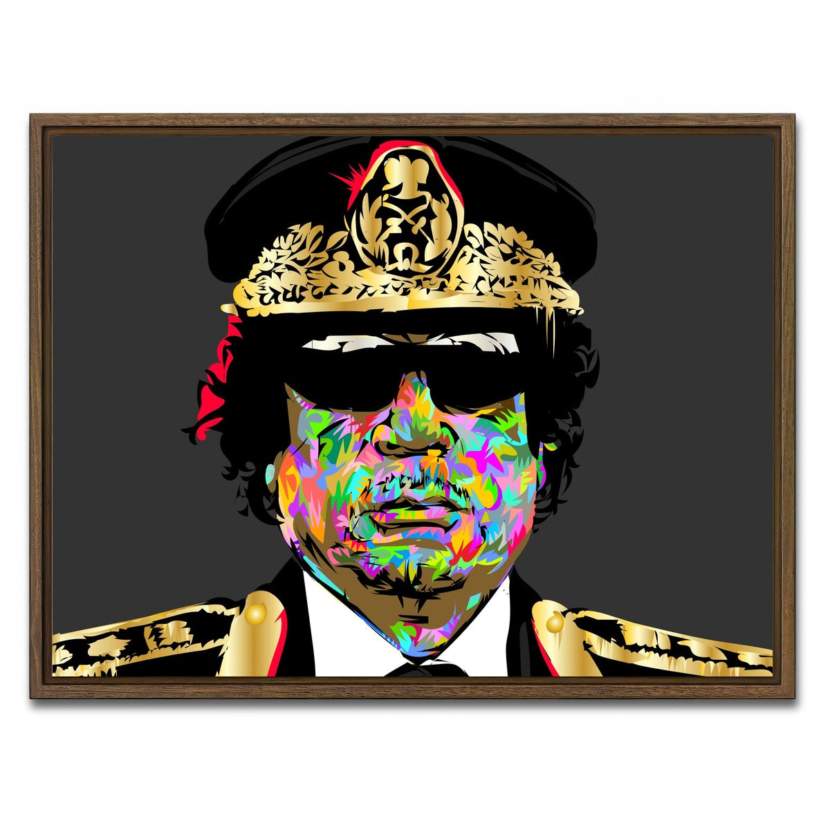 AUTO-MOCKUP WHITE | 666666 | 1 Piece | Walnut Framed Canvas | group=4x3