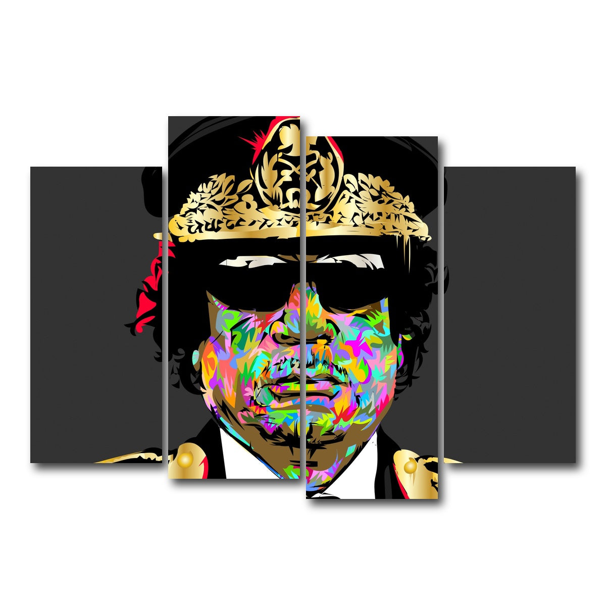 AUTO-MOCKUP WHITE | 666666 | 4 Piece | Gallery Wrap Canvas | group=4_normal