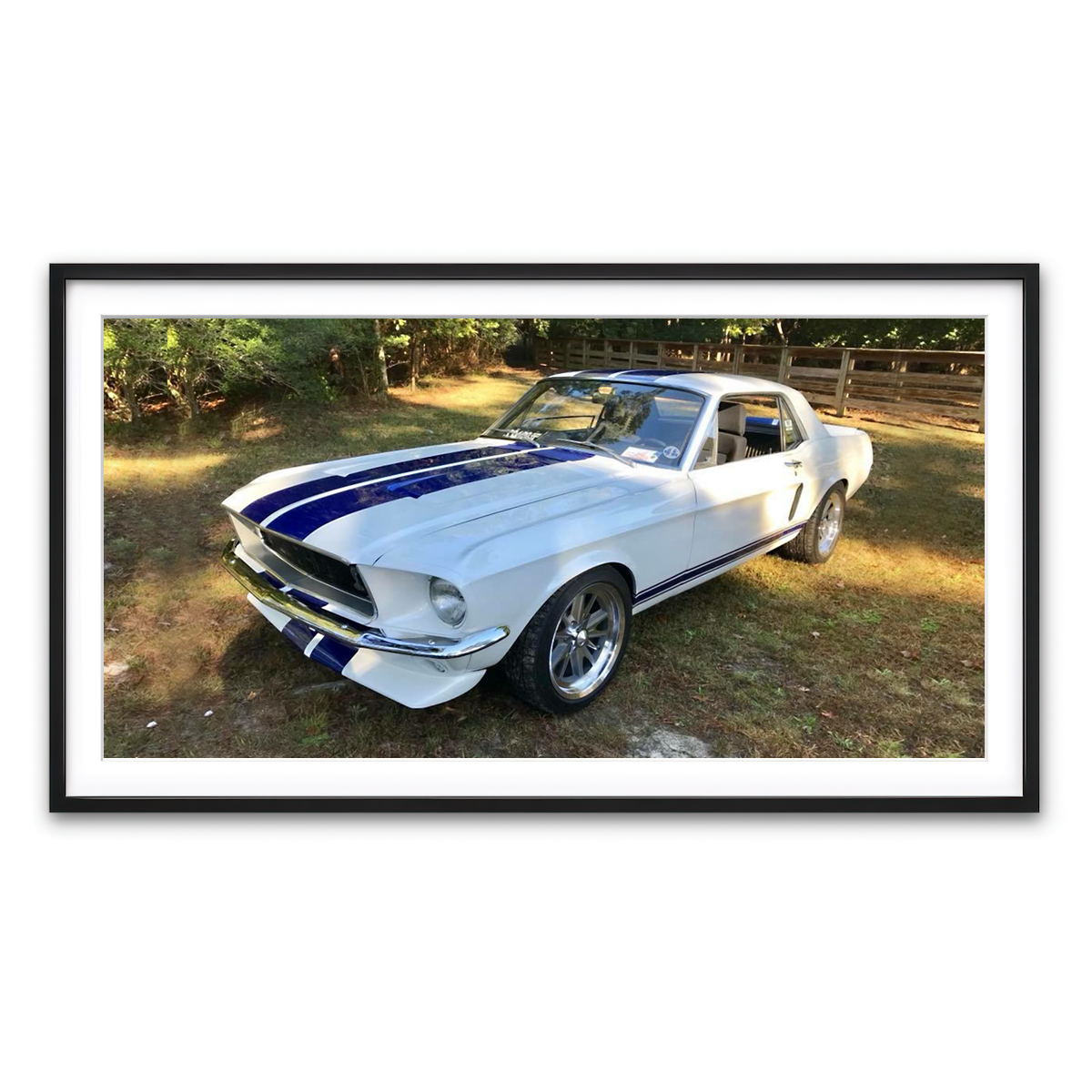 Framed Print 2x1 Black