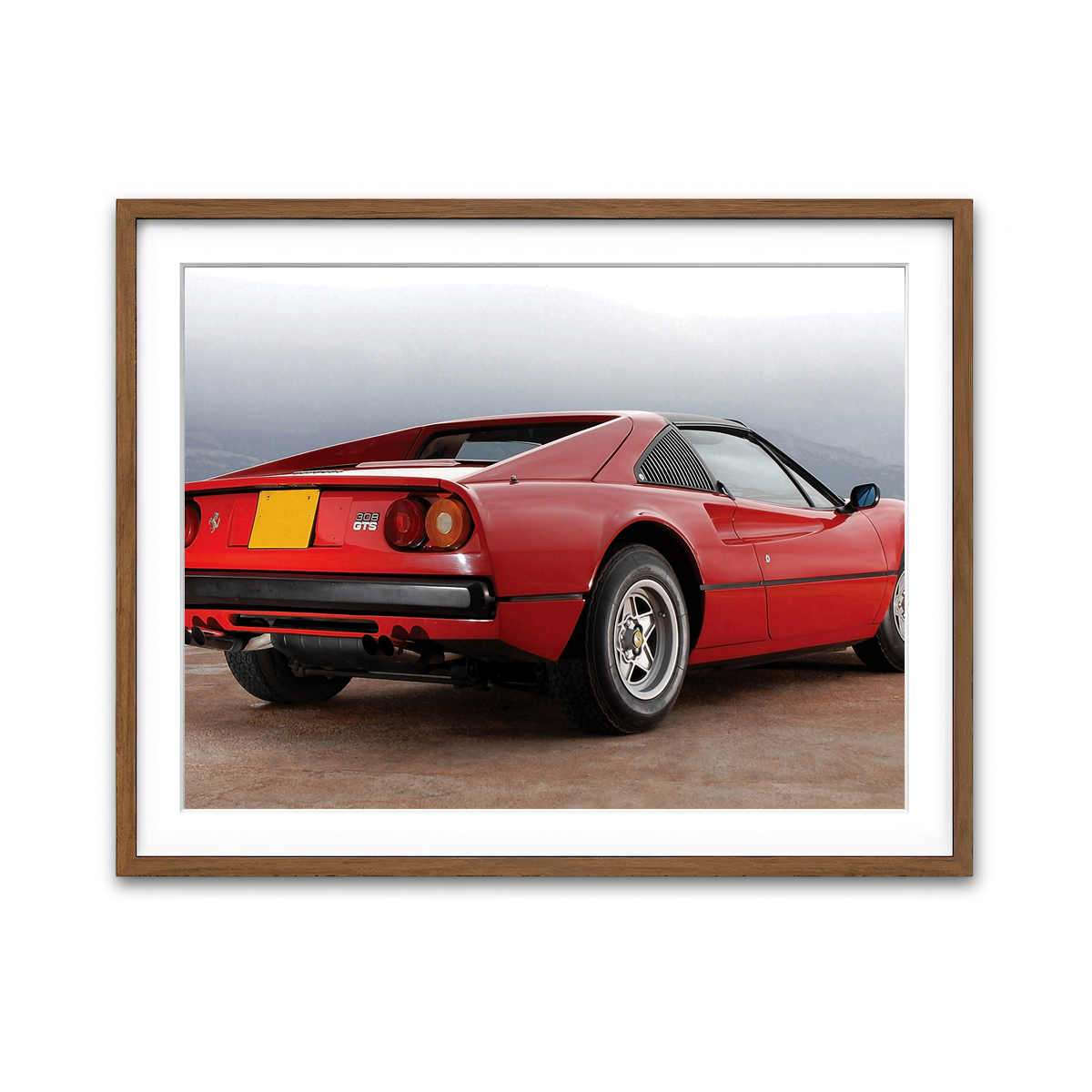 Framed Print 4x3 Walnut