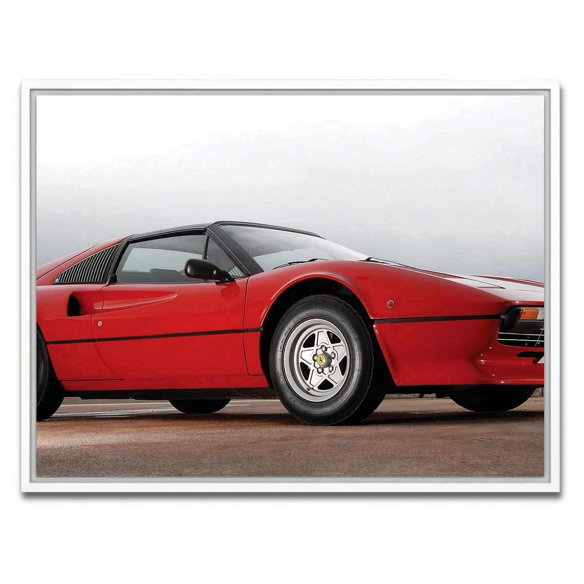 AUTO-MOCKUP WHITE | '77 Ferrari | 1 Piece | White Framed Canvas | group=4x3