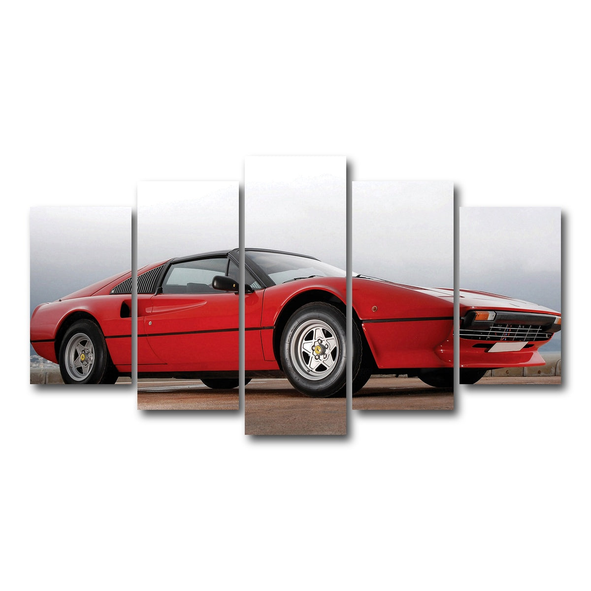 AUTO-MOCKUP WHITE | '77 Ferrari | 5 Piece | Gallery Wrap Canvas | group=5_normal