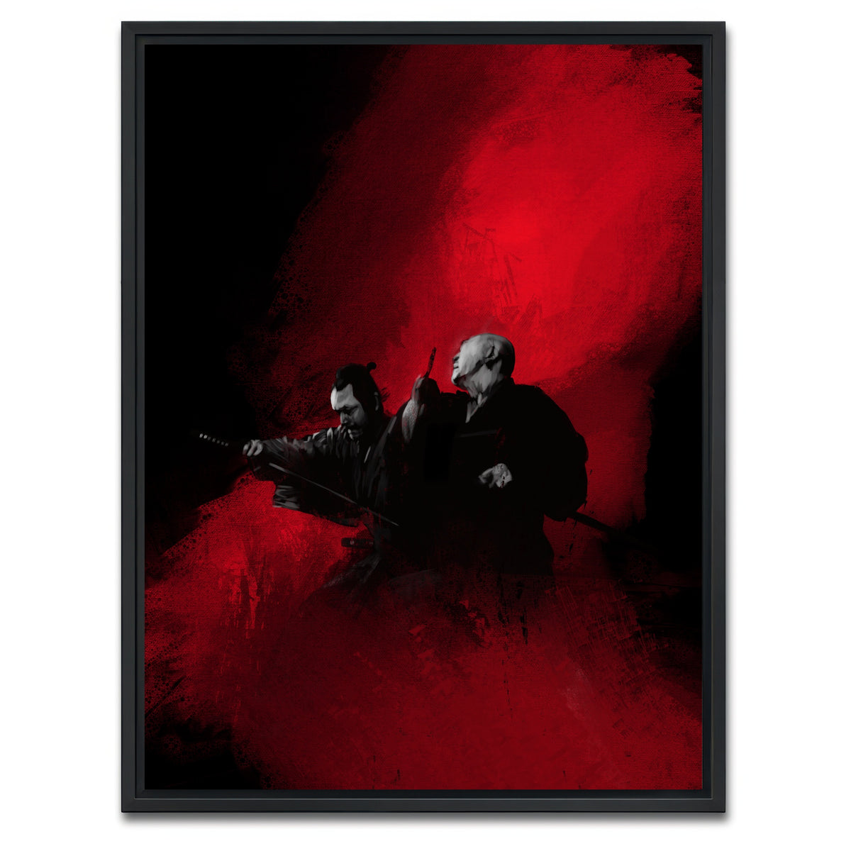 AUTO-MOCKUP WHITE | 7 Samurai | 1 Piece | Black Frame | group=3x4