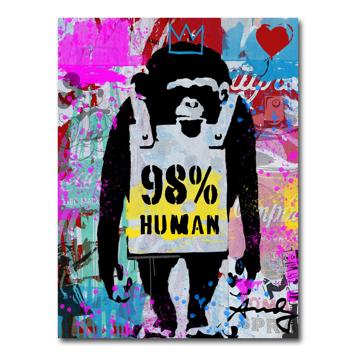 AUTO-MOCKUP WHITE | 98% human | 1 Piece | Gallery Wrap Canvas | group=3x4