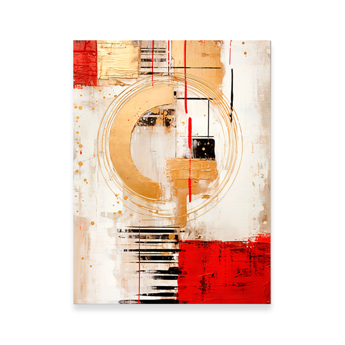 ABSTRACT ART Atmospheric Excitement Wall Art