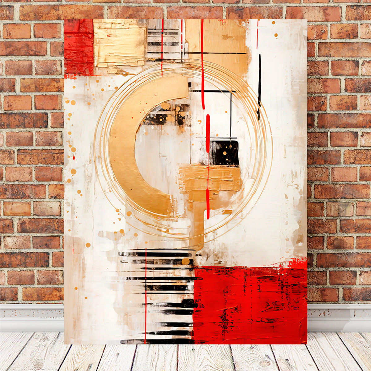 ABSTRACT ART Atmospheric Excitement Wall Art