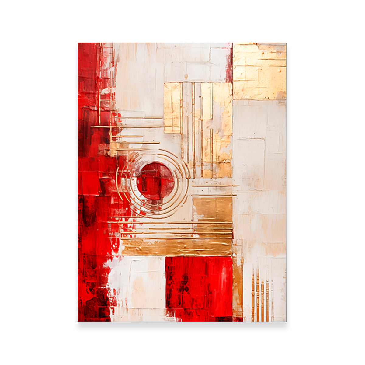 ABSTRACT ART Christmas Season Wall Art