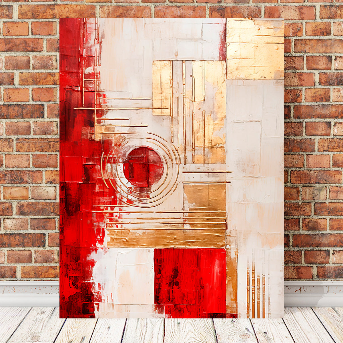 ABSTRACT ART Christmas Season Wall Art