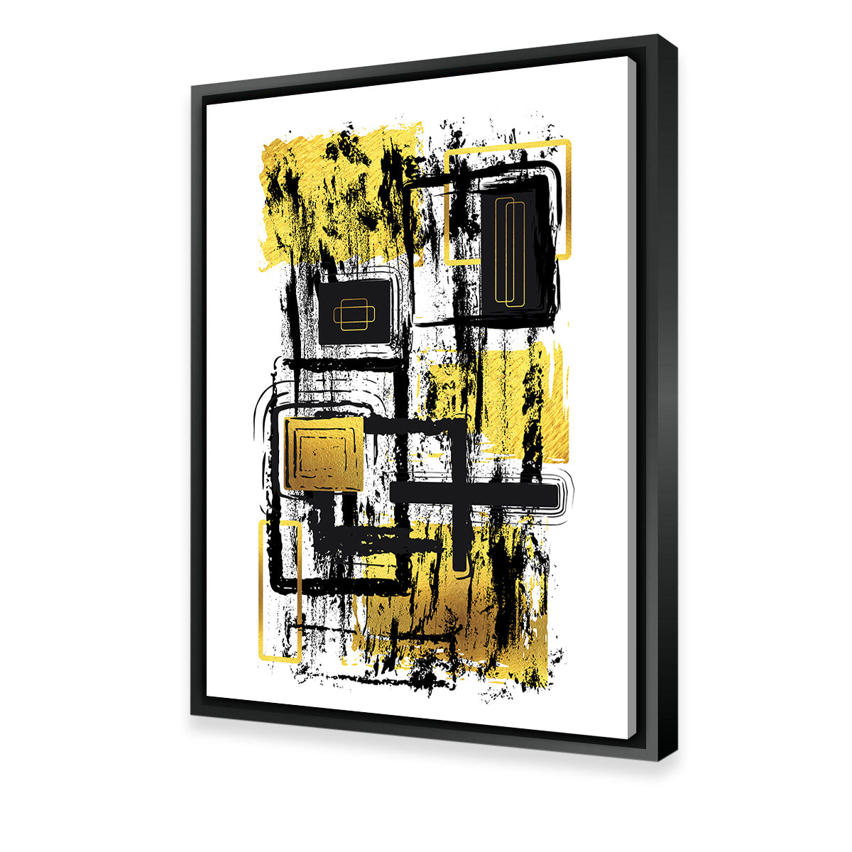 ABSTRACT ART Construction Plan Wall Art